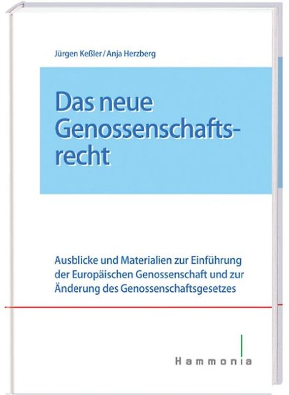Das neue Genossenschaftsrecht
