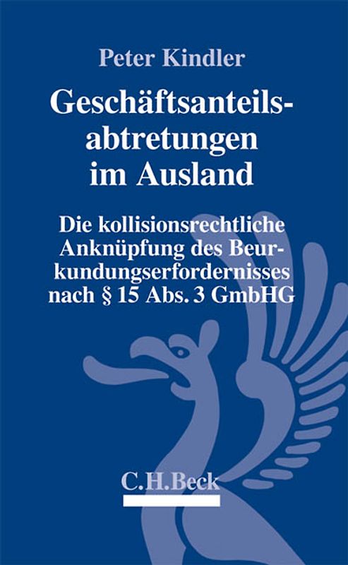 Geschäftsanteilsabtretungen im Ausland