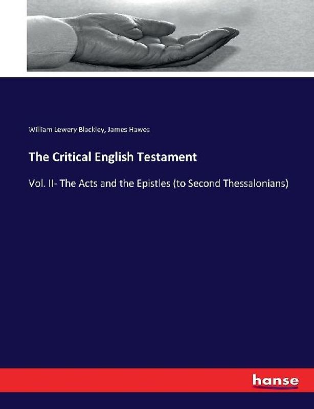 The Critical English Testament
