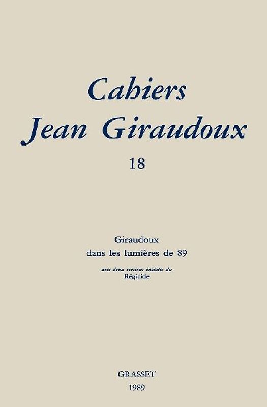 Cahiers numéro 18