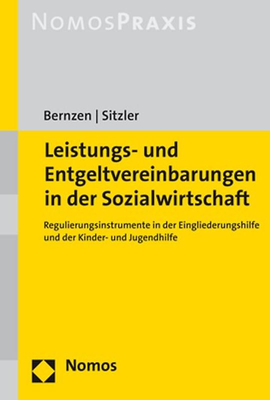 Leistungs- und Entgeltvereinbarungen in der Sozialwirtschaft