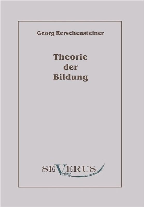 Theorie der Bildung