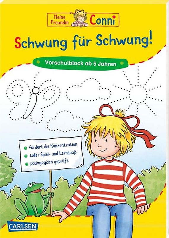 Conni Gelbe Reihe (Beschäftigungsbuch): Schwung für Schwung. Vorübungen zum Schreiben
