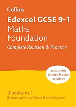 Edexcel GCSE 9-1 Maths Foundation All-in-One Complete Revision and Practice: Ideal for home learning, 2022 and 2023 exams (Collins GCSE Grade 9-1 Revision)