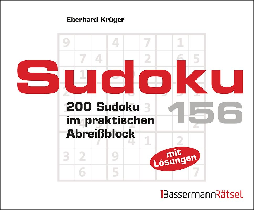Sudoku Block 156 (5 Exemplare à 2,99 €)
