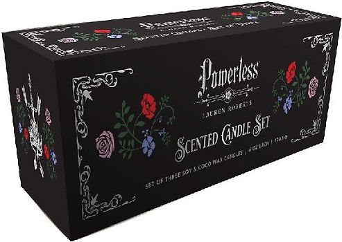 Lauren Roberts: Powerless Trilogy Scented Glass Candle Set (Set of 3)