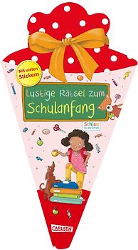 Schlau für die Schule: Lustige Rätsel zum Schulanfang (Schultüte rot)