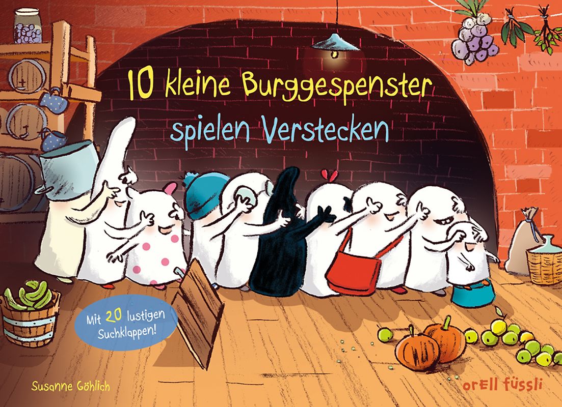 10 kleine Burggespenster spielen Verstecken