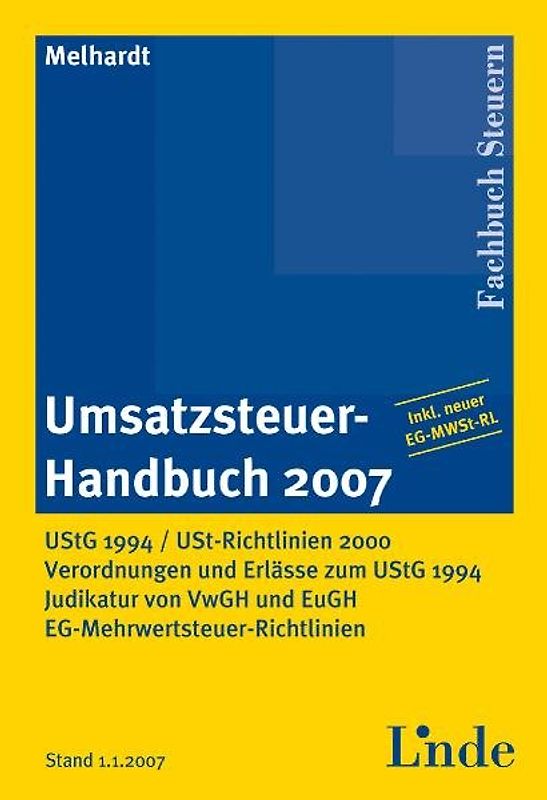 Umsatzsteuer-Handbuch 2007