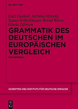 Grammatik des Deutschen im europäischen Vergleich