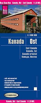 Reise Know-How Landkarte Kanada Ost / East Canada (1:1.900.000)