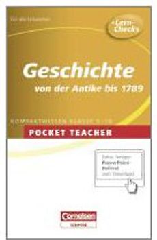 Pocket Teacher Geschichte - Von der Antike bis 1789. 5.-10. Klasse