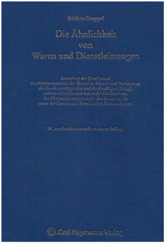 Die Ähnlichkeit von Waren und Dienstleistungen