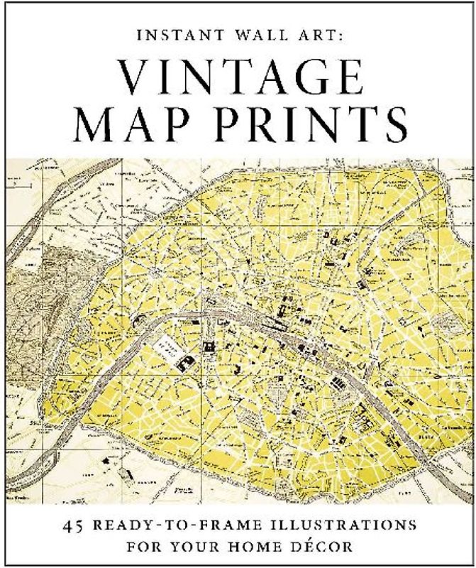 Instant Wall Art - Vintage Map Prints