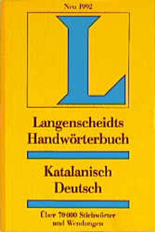 Langenscheidt Handwörterbücher. Katalanisch-Deutsch