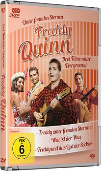 Freddy Quinn - Drei Filme voller Evergreens: Freddy unter fremden Sternen / Weit ist der Weg / Freddy und das Lied der Südsee DVD