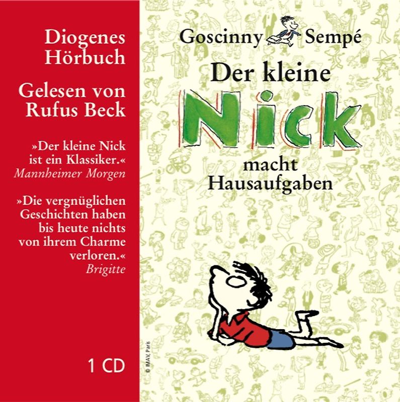 Der kleine Nick macht Hausaufgaben