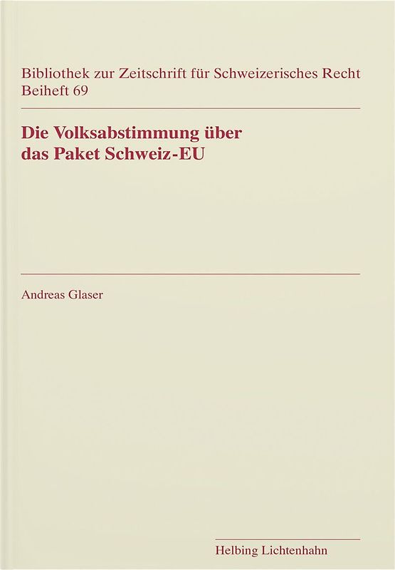 Die Volksabstimmung über das Paket Schweiz-EU
