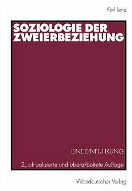 Soziologie der Zweierbeziehung