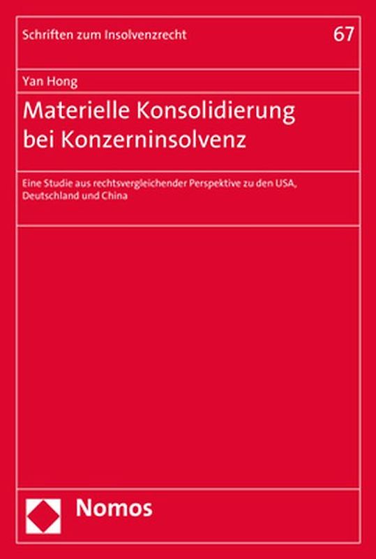 Materielle Konsolidierung bei Konzerninsolvenz