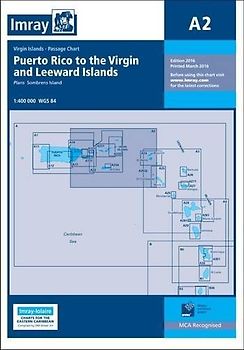 Imray Chart A2: Puerto Rico to the Virgin and Leeward Islands (Iolaire)