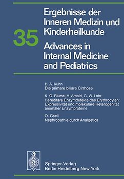 Ergebnisse der Inneren Medizin und Kinderheilkunde / Advances in Internal Medicine and Pediatrics