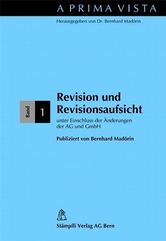 Revision und Revisionsaufsicht