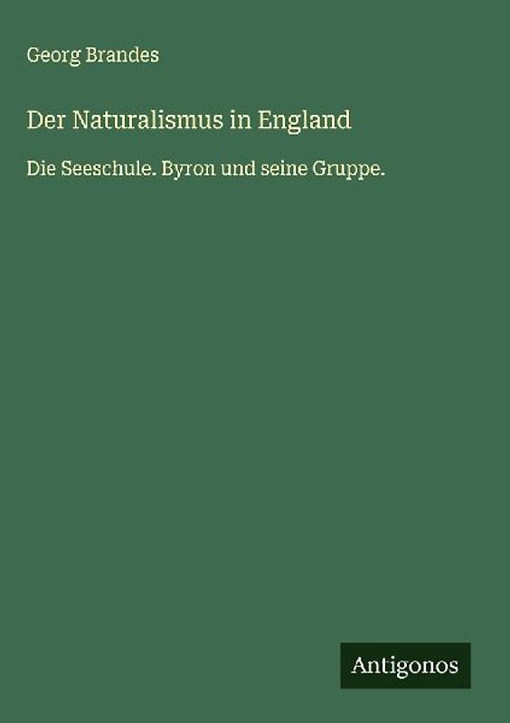 Der Naturalismus in England