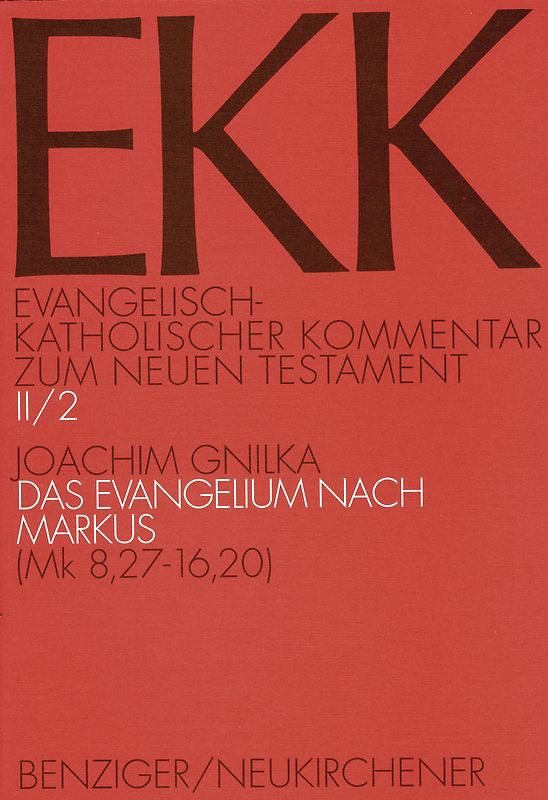 Das Evangelium nach Markus, EKK II/2