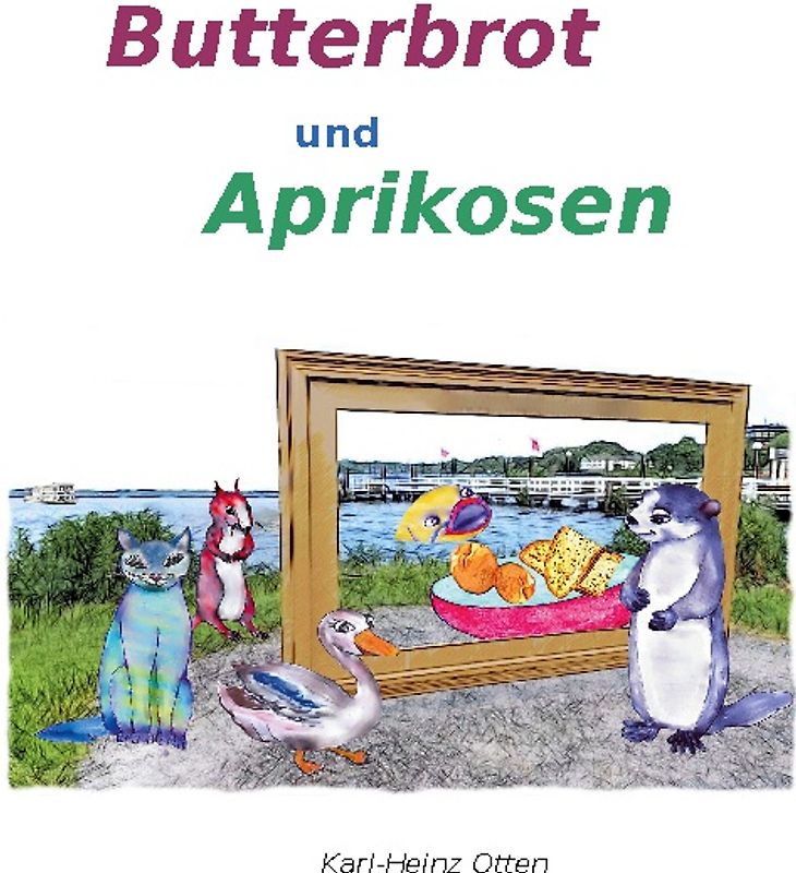 Butterbrot und Aprikosen