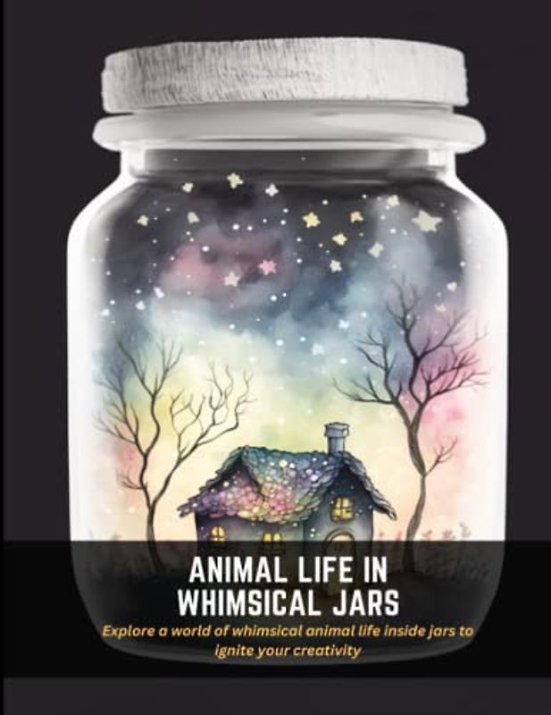 Animal Life in Whimsical Jars: Explore a world of whimsical animal life inside jars to ignite your creativity