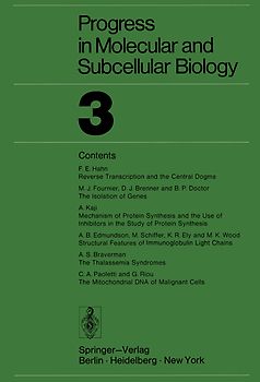 Progress in Molecular and Subcellular Biology 3