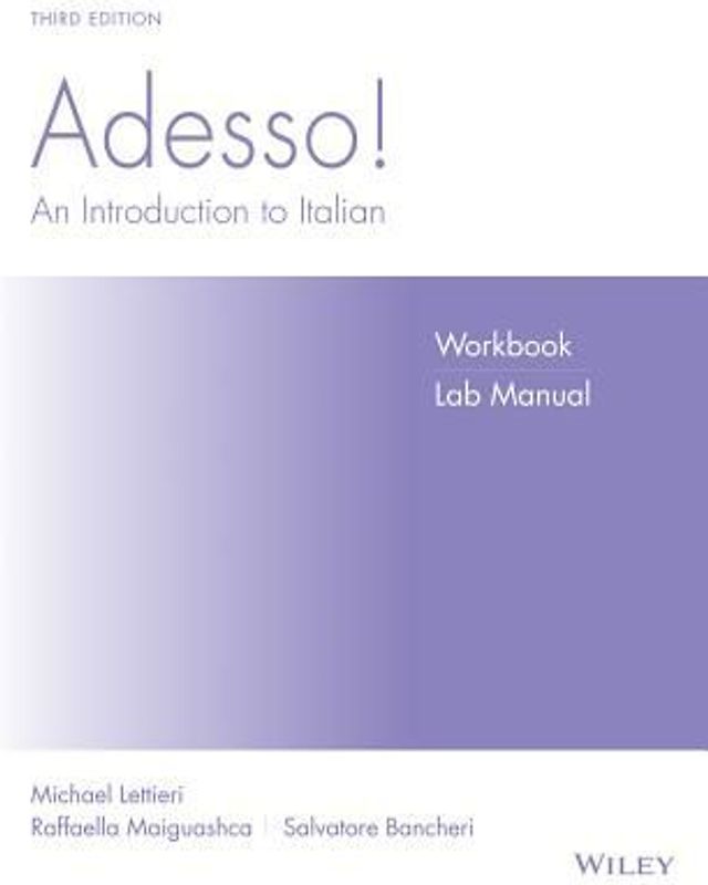 Adesso!: An Introduction to Italian