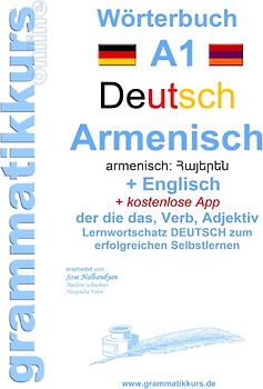 Wörterbuch Deutsch - Armenisch Hajeren lesu - Englisch Niveau A1