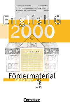 English G 2000 - Ausgabe A, B und D / Band 3: 7. Schuljahr - Fördermaterial