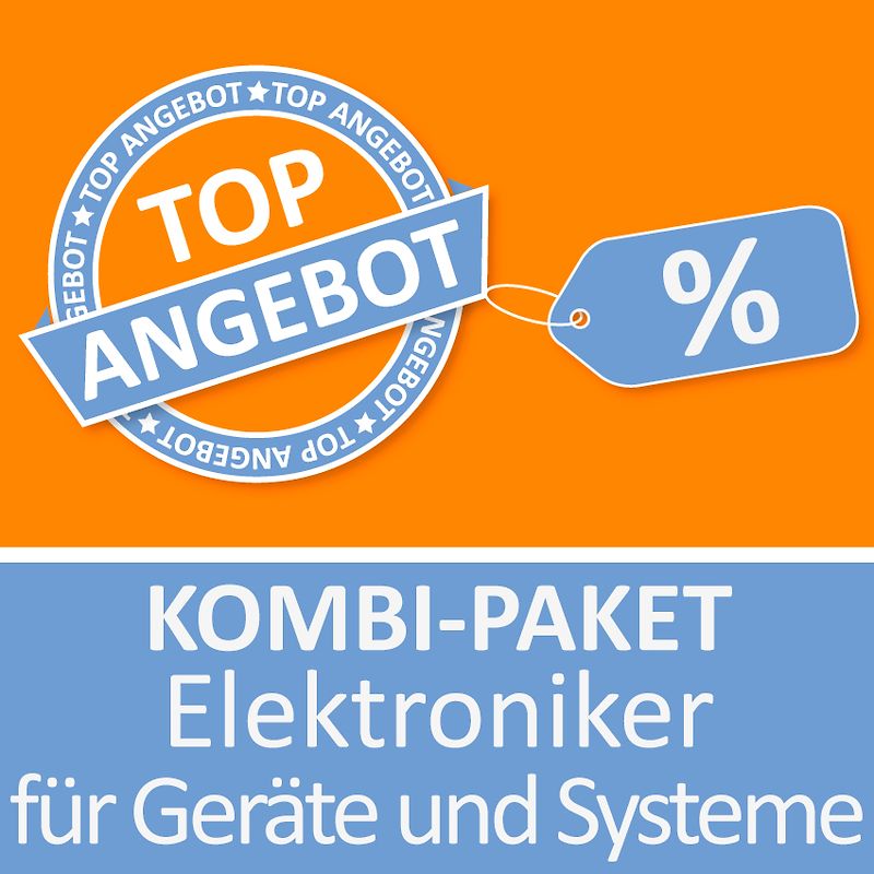 Kombi-Paket Elektroniker für Geräte und Systeme Lernkarten