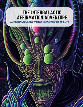 The Intergalactic Affirmation Adventure: Detailed Grayscale Portraits of Intergalactic Life