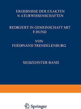 Ergebnisse der Exakten Naturwissenschaften