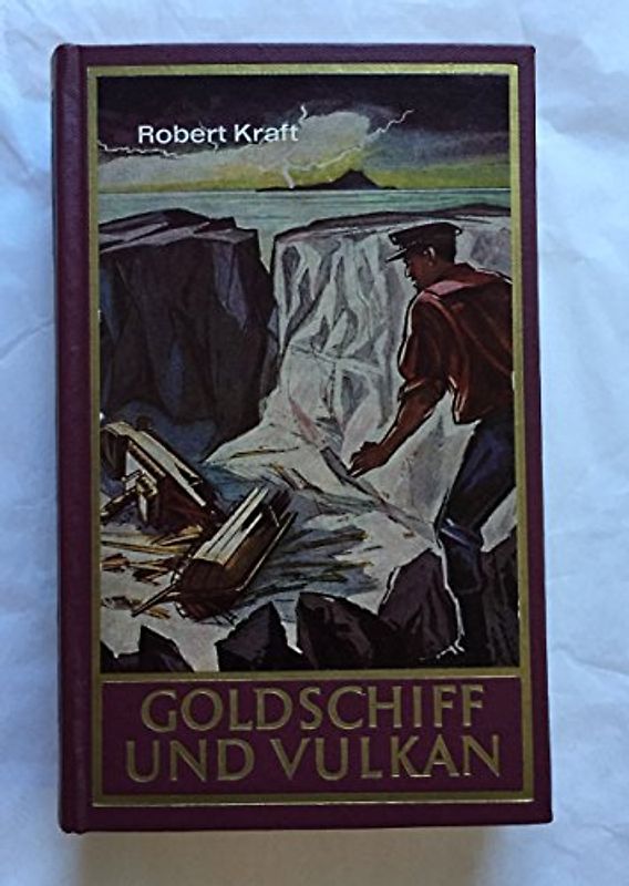 Goldschiff und Vulkan