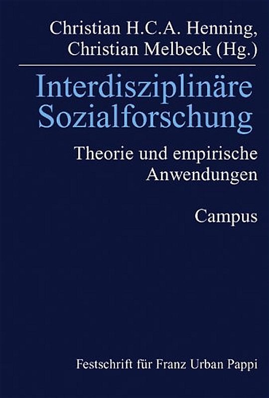 Interdisziplinäre Sozialforschung
