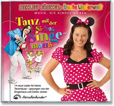 Tanz mit der Si-Sa-Singemaus!. 14 neue Spaß- und Bewegungslieder, gesungen von Detlev Jöcker und der Si-Sa-Singemaus, animieren kleine Tanzmäuse zum kreativen Mitmachen.