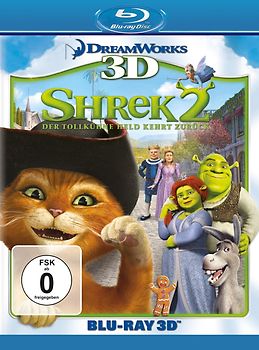 Shrek 2-Der tollkühne Held kehrt zurück [3D Blu-ray + 2D Blu-ray] Blu-ray Disc