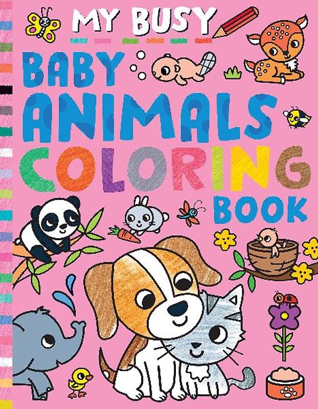 My Busy Baby Animals Coloring Book