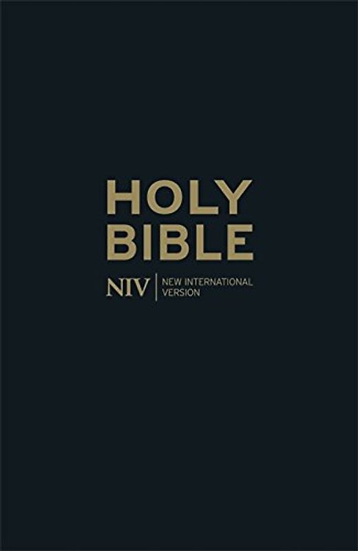Niv Thinline Black Leather Bible (Bible Niv) - New International Version