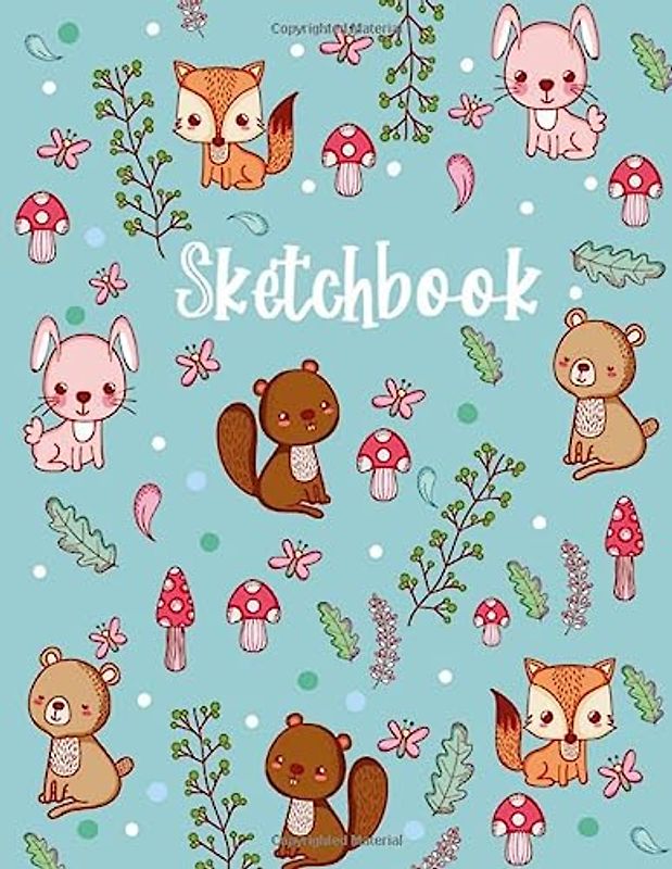 Sketchbook: Sketch Pad for Kids with Little Animals