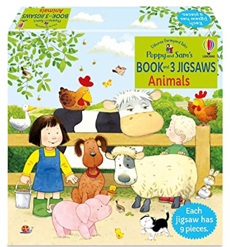 Poppy and Sam's Book and 3 Jigsaws: Animals: Poppy and Sam Animals (Farmyard Tales Poppy and Sam)