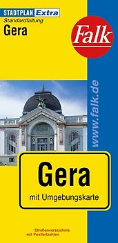 Falk Stadtplan Extra Standardfaltung Gera 1:20 000