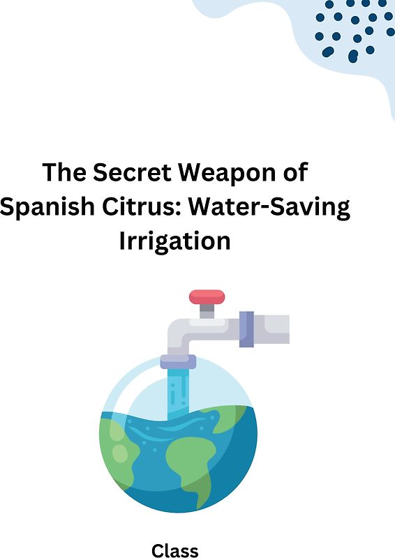 The Secret Weapon of Spanish Citrus: Water-Saving Irrigation