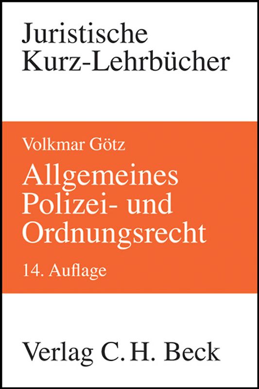 Allgemeines Polizei- und Ordnungsrecht