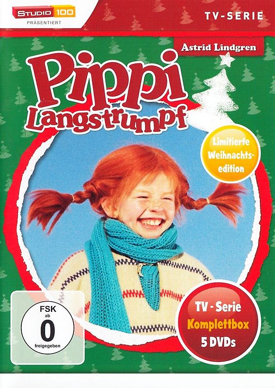 Pippi Langstrumpf - TV-Serie Komplettbox [5 DVDs] DVD